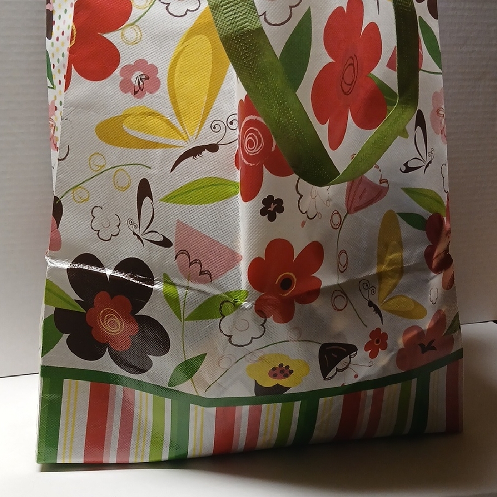 Colorful Floral Tote Bag NWOT
